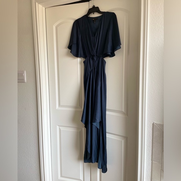 Maje FLOWING SATIN SCARF DRESS - Picture 7 of 15